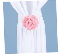 HYTROVE Boucle Rideau Forme De Pivoine Attache Décorative pour Fenêtre Tissu Floral Décoration De Vitrine
