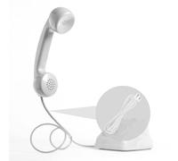 HYTROVE Câble Téléphonique Rj11 vers Rj45 6P4C à 8P8C 4 Conducteurs Gaine PVC Blanche Cordon Ligne Téléphonique Compatible 1 ou 2 Lignes Accessoire Téléphone Domestique et