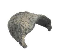 HYTROVE Cachette en Résine pour Reptiles et Tortues Détails Réalistes, Abri Multifonctionnel pour Décoration de Terrariums et Habitats Naturels