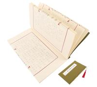 HYTROVE Cahier de Traçage de Caractères Chinois Lignes Imprimées Précises sur Papier Résistant pour Adultes et Étudiants, pour Pratiquer la Calligraphie au Stylo Couleur Couleur Aléatoire