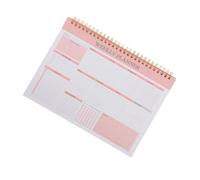 HYTROVE Carnet Agenda Hebdomadaire B5 Non Daté Planificateur De Travail à Spirale Double Couverture Papier Robuste Organisation Bureau Maison École