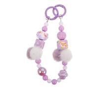 HYTROVE Chaîne Téléphone Portable Breloque Perles Peintes Main et Cordon Suspendre Accessoire pour Étui Téléphone Usage Quotidien