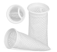 HYTROVE Chaussettes Filtrantes en Nid d'abeille pour Aquarium Lot De 2 Coton Résistant 25 Cm Filtration pour Eau Salée Accessoires pour Aquarium