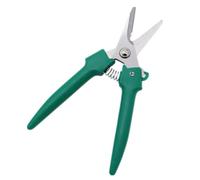 HYTROVE Ciseaux à Élaguer en Acier Inoxydable Design Ergonomique, Outil de Jardinage à Main Vert pour Couper Branches sans Abîmer, pour Jardin et Arbres Fruitiers
