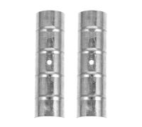 HYTROVE Connecteur de Tringle à Rideaux en Acier Inoxydable, 2 Unités 28Mm, Accessoires pour Tringles Creuses, Montage Simple pour Rideaux de Fenêtre