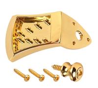 HYTROVE Cordier Triangle en Alliage de Zinc Or pour Mandoline 8 Cordes avec Couvercle Amovible, Accessoire Robuste pour Instrument à Table Bombée