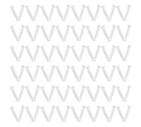 HYTROVE Cordon Ombilical Faciles à Utiliser en Plastique Blanc 100 Pinces Protègent la Santé des -nés , pour Élevage Professionnel de Chiens et Chats