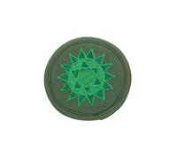 HYTROVE Coussin Arrondi pour Bol Chantant Bouddhiste en Tissu Coton Léger et Compact, Tapis Décoratif Exquis et Relaxation