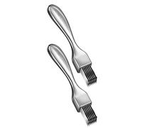 HYTROVE Couteau à Oignons en Acier Inoxydable 2pcs Poignée Confortable, Facile à Utiliser, Gadget Cuisine Pratique pour Trancher les Échalotes et Légumes