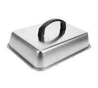 HYTROVE Couvercle Rectangulaire Acier Inoxydable pour Grill Cloche de Cuisson Basting pour BBQ et Cuisine Extérieure pour Steak et Plats Western