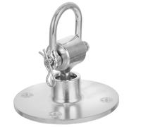 HYTROVE Crochet Pivotant en Fer Argenté pour Poire de Vitesse de Boxe, Support Suspendu Sécurisé Espacement de Trou de 50 Mm, pour Entraînement à Domicile ou Salle de Boxe