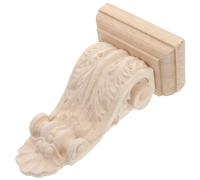 HYTROVE Décoration Murale Bois Sculpté pour Colonnes Supports Étagère De Style Fermier Fleurs De Colonne Romaine Installation Facile pour Maison Et Hôtels