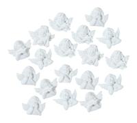 HYTROVE Décorations D'anges Soi-même, 18 Pièces, Résine, Dos Plat | Style Assorti, Blanc, pour Bracelets et Bijoux, Loisirs Créatifs, Ajout Élégant, Lot de 18 Style Aléatoire