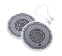 HYTROVE Dessous de Verre Lumineux LED pour Voiture en Acrylique Recharge USB, Tapis Antidérapant Multicolore pour Décoration Intérieure et Conduite Sûre