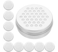 HYTROVE Diffuseur D'arômes en Aluminium Léger 60ml Lot de 10 Boîtes Perforées pour Entraînement à L'odorat Chiens, Désodorisant Intérieur, Usage Maison Et Bureau