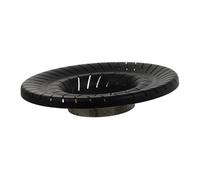 HYTROVE Distributeur De Flamme Pour Cuisinière à Gaz Grand Pied, Plaque Coupe-vent En Acier Noir, Économie D’énergie, Compatible Poêles Encastrées, Accessoire Pour Cuisson Maison Professionnelle