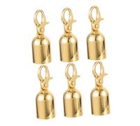 HYTROVE Embout de Cordon à Pression Crochet de Sécurité, Alliage de Zinc, Lot de 6, pour Cordes et Garde-corps, pour Zones D’accueil