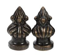 HYTROVE Embouts de Lampe Décoratifs Fleurons Élégants Rétro en Alliage de Zinc 2pcs pour Installation Simple Lampe de Table pour Décoration de Salon