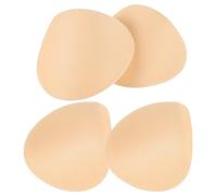 HYTROVE Épaulettes Adhésives en Mousse Beige 1,0 Cm pour Blazer et Veste, Design Angle Droit, Confort Maximal, Lot de 2 Set de Set de Paires Unisexe