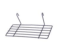 HYTROVE Étagère à Panneaux Grillagés 25X10Cm Support de Rangement en Fil Métallique Noir Étagère Droite pour Mur Grillagé Cuisine Garde-Manger Salle de Bain
