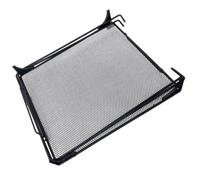 HYTROVE Étagère Métallique Pliante Noire pour Rangement Polyvalent sous Évier et Bureau, Design Classique en Fer, Résistance aux Dommages, Organiseur Cuisine et Salle de Bain