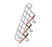 HYTROVE Étagère Murale Artisanal sans Perçage Support De Plantes pour Escalier Rack à Fleurs Suspendu pour Chambre Et Salon Décoration Vintage Et Pratique
