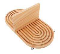 HYTROVE Étagère Murale Ovale en Bois à Simple Couche, Solution de Rangement Gain de Place pour Décoration Bohème de Chambre