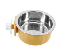 HYTROVE Gamelle Suspendue Acier Inoxydable pour Chiens Et Chats Modèle Antidérapant Résistant Aux Renversements Design Élégant Idéale pour Cage Ou Enclos Animalier