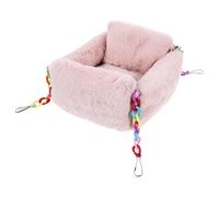 HYTROVE Hamac Décoratif pour Hamster et Cochon d'Inde, Lit Suspendu en Coton Chaud, Accessoire Suspendu pour Cage de Petits Rongeurs