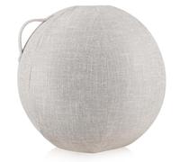 HYTROVE Housse de Balle de Yoga en Coton et Lin, résistante aux, 55 cm, Lavable, pour Exercices de rééducation et Fitness, 1 pièce, Beige