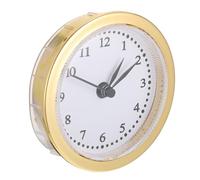 HYTROVE Insert D’Horloge Quartz Rond 61mm, Chiffres Arabes, Alliage | Plastique Léger, Ornement Mural Rétro, Maison ou Bureau, Famille et Amis