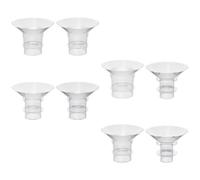 HYTROVE Inserts en Silicone pour Tire-Lait Portable 8 Pièces 13-24 MM Kit d'Adaptateurs d'Embouts Surface Lisse et Sécurisée pour Allaitement et Embouts 17-19 MM