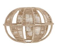 HYTROVE Jour Vintage Papier Tressé Jaune pour Plafonnier Suspendu Décoration pour Salon Cuisine Restaurant