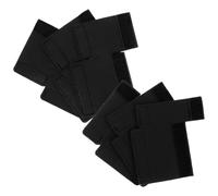HYTROVE Kit de 6 Manchons pour Trombone en Pu Noir, Résistants à L'usure Grip Renforcé, Protection pour Coulisse et Manche de Trombone