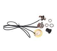 HYTROVE Kit de Câblage Précâblé Installation sans Soudure Facile pour Guitare Acoustique Micro en Cuivre, Design R d Récent et Cigar Box
