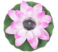 HYTROVE Lampe Solaire Flottante de Lotus pour Étang de Jardin, Lumière Décorative Eva pour Activités Festives, Design Romantique et Haute Simulation