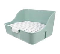 HYTROVE Litière pour Rongeurs Toilette Verte pour Cobayes Lapins Nains Et Furets Prévention des Éclaboussures Design Stable à Quatre