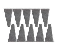 HYTROVE Lot de 10 Coins de Hache en Acier Carbone pour Marteau, Outil de Réparation Compact et Robuste, Renforcement Sécurisé des Clous, Accessoire Pratique pour Bricolage et Usage