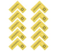 HYTROVE Lot de 10 marqueurs numérotés en Forme de L avec règle graduée, Accessoires Police pour Identification de preuves étanches en scène de Crime
