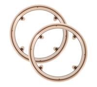 HYTROVE Lot de 2 Protège-Chaînes en Plastique, Cache-Pignon 42 Dents 4 Trous, Protection Plateau Pédalier pour Cyclisme Urbain et Tout-Terrain, Équipement Résistant