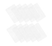 HYTROVE Lot De 50 Pochettes Protectrices Semi-transparentes Pour Cartes Plastiques, Étanches Et Résistantes à La Poussière, Format Standard, Porte-cartes D'identité Pratique Pour Bureau Et Déplacement