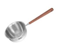 HYTROVE Louche à Soupe Double Bec Verseur Inoxydable Manche Long Incliné Cuillère Service Soupes, Jus, Ustensiles la Cuisine, Usage Professionnel