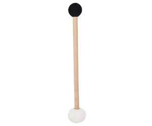 HYTROVE Maillet de Grosse Caisse à Double Extrémité Feutre de Caoutchouc Baguette de Grosse Caisse Maillet de Batterie Accessoire pour Percussion