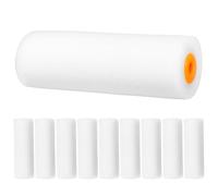 HYTROVE Manchons de Peinture en Polyuréthane Lot de 10 pour Petits Rouleaux, Conçus pour Peinture Murale et Enduit, Faciles à Installer, Convient aux Projets de Rénovation et Décoration