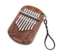 HYTROVE Mini Kalimba Touches Bois Instrument Musical à Pouce pour Adultes et Agréable Parfait pour Moments de Partage et Détente