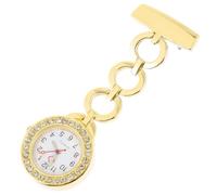 HYTROVE Montre Pendentif Infirmière Créative en Alliage Or, Accessoire Pratique pour Occasions Médicales et Hôpital, Style et Délicat pour Femmes Infirmières