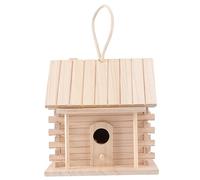 HYTROVE Nichoir Suspendu pour Oiseaux Extérieur Maison Doiseaux Durable et Décoration Jardin Nid Artificiel DIY à Peindre Convient Aux Perroquets et Petits Animaux