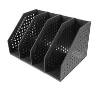HYTROVE Organisateur de Documents en Plastique Grosse Capacité de Charge, Porte-revue Simple Design Créatif pour Bureau, Étagère à Livres Multifonctionnelle pour Couleur Couleur Aléatoire