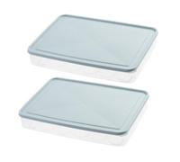HYTROVE Organisateur Œufs pour Réfrigérateur 2 Pièces Grand Format Empilable, pour Stockage Cuisine et Restauration