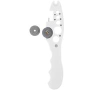 HYTROVE Ouvre-ampoule Brise-ampoules Infirmier Multifonction en Abs Blanc Prise Confortable Outil Manuel pour Usage Médical et Domestique